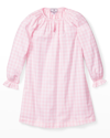 PETITE PLUME GIRL'S DELPHINE GINGHAM NIGHTGOWN