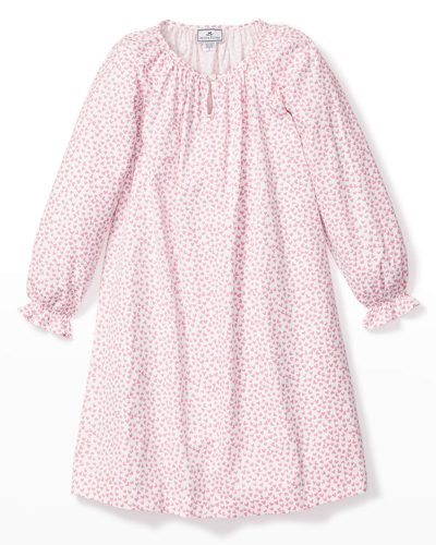 Petite Plume Girls' Sweethearts Delphine Nightgown - Baby, Little Kid, Big Kid In Pink