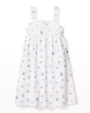 Petite Plume Girl's High Tea Nightgown In White