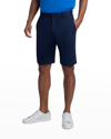 Bugatchi Men's Performance Knit Bermuda Shorts In Navy