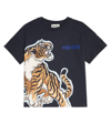 KENZO PRINTED COTTON JERSEY T-SHIRT