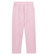 Paade Mode Elasticated-waistband Trousers In Forgetmenot Pink