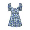 ALICE AND OLIVIA CRAWFORD FLORAL-PRINT COTTON MINI DRESS