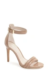 Kenneth Cole New York 'brooke' Ankle Strap Sandal In Buff Patent