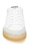 Kenneth Cole New York Kam Guard Eo Sneaker In White/ Neon Pink