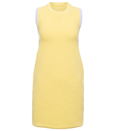 Jacquemus La Robe Sorbetto Cotton Blend Dress In Light Yellow