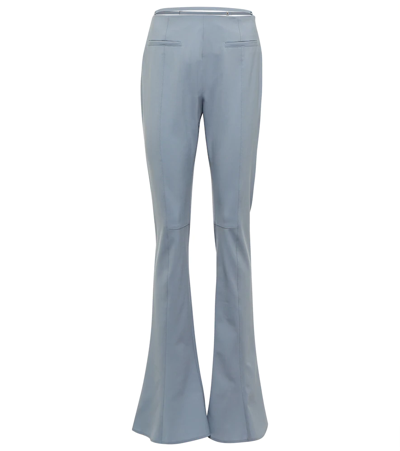 Jacquemus Le Pantalon Tangelo Wool-blend Pants In Light Blue