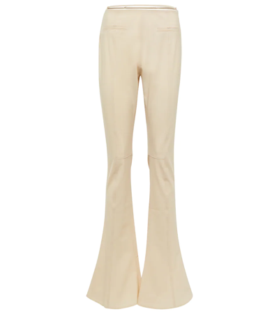 Jacquemus Le Pantalon Tibau Linen Pants In White