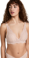 Simone Perele Karma Triangle Bralette In Peau Rose