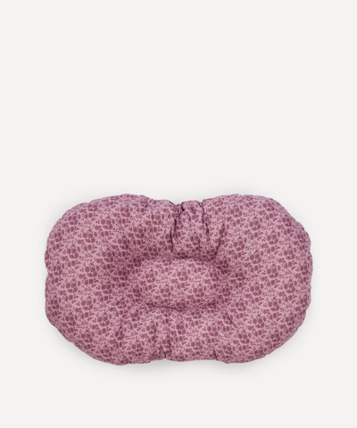 Coco & Wolf Capel Oval Animal Bed Cushion In Purple