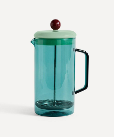 Hay French Press Brewer Aqua In Blue