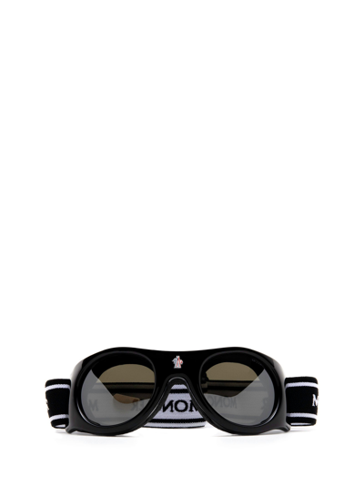 Moncler Ml0051 Black Unisex Sunglasses - Atterley In 01c Black