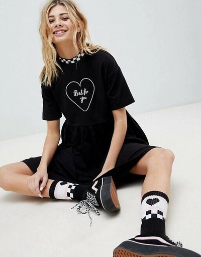 black dress with vans Vans - Benton Cami Black