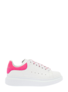 Alexander Mcqueen Classic Round Toe Sneakers In White