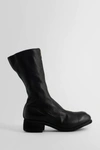 Guidi Rear-zip Horse Leather Boots In Black