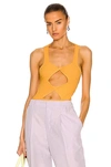 STELLA MCCARTNEY CUT OUT KNIT BODYSUIT