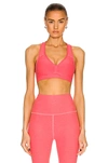 Beyond Yoga Spacedye Lift Your Spirits Sports Bra In Pink Crush Rose