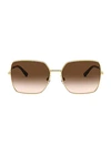 DOLCE & GABBANA METAL SQUARE SUNGLASSES