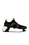 Moncler Lunarove Neoprene Low-top Sneakers In Black