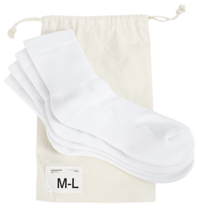 Visvim Two-pack Sport Achilles  Socks In White
