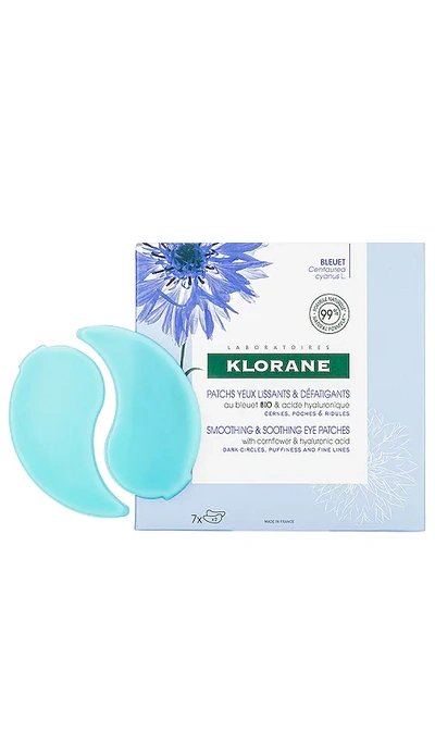KLORANE SMOOTHING & SOOTHING EYE PATCHES WITH CORNFLOWER & HYALURONIC ACID
