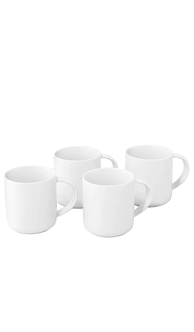 Public Goods Ceramic Mugs Set Of 4 In White