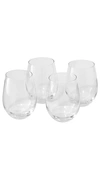 PUBLIC GOODS STEMLESS WINE GLASSES SET OF 4