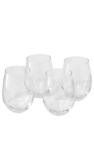 Public Goods Stemless Wine Glasses Set Of 4 In Na