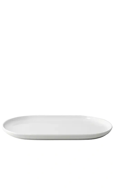 Public Goods Oval Ceramic Platter In White