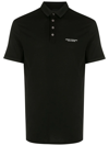 ARMANI EXCHANGE LOGO-PRINT POLO SHIRT