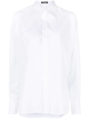 Dolce & Gabbana Cotton Poplin Shirt In Weiss