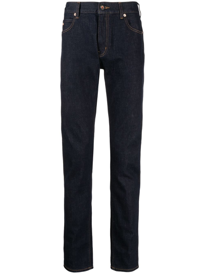 Emporio Armani Regular-fit Straight-leg Stretch-denim Jeans