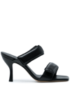Gia Borghini Black Pernille Teisbaek Edition Perni 03 Heeled Sandals In 5000 Black