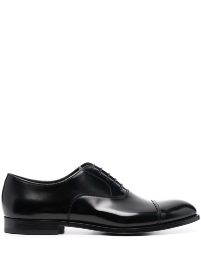 Doucal's Lace Up Oxford Shoes In Black