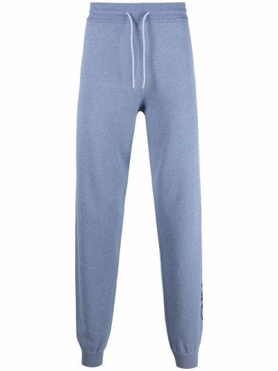 Kenzo Blue Wool Lounge Pants In Glacier