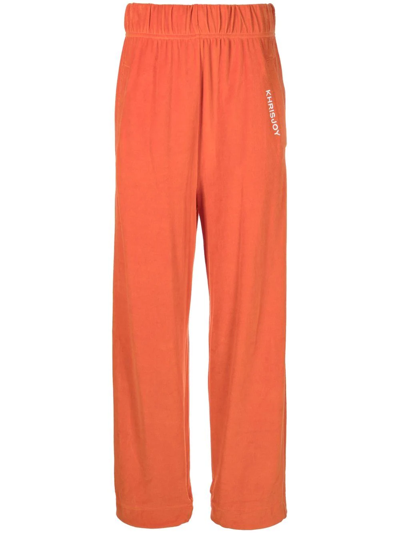 Khrisjoy Straight-leg Trousers In Orange