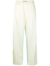 Khrisjoy Contrasting Panel-detail Trousers In Yellow