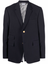 Thom Browne Single Vent Sport Coat - Fit 5 - In Wool Pique Suiting In Blau