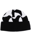 BOTTEGA VENETA PATTERNED WOOL BEANIE