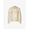 Burberry Fitzroy Reversible Checked Cotton-twill Jacket In Soft Fawn Ip Chck