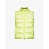 Canada Goose Cypress Branded-patch Shell-down Gilet In Limelight