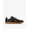 MAISON MARGIELA REPLICA LEATHER LOW-TOP TRAINERS