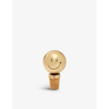 ANNA + NINA HAPPY SMILE BRASS BOTTLE STOPPER