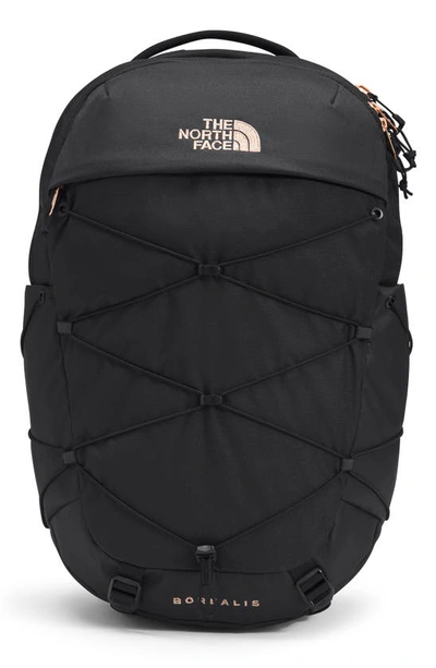 The North Face Logo-print Zip-up Backpack In Tnf Black/tnf Black