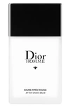 DIOR HOMME EAU DE TOILETTE AFTERSHAVE BALM, ONE SIZE OZ