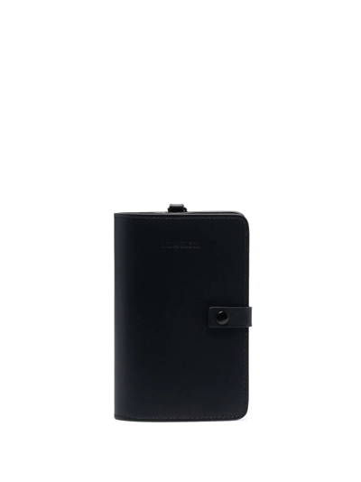 Nina Ricci Logo Embossed Leather Wallet In Black