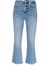 Frame Le Pixie Italien Straight Denim In Pure Blue In Blau