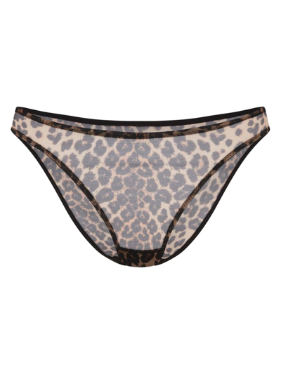 Agent Provocateur Lucky Leopard Print Brief Trousery