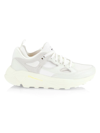 Brandblack Aura 130 Mixed Media Sneakers In White