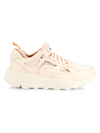 Brandblack Aura 130 Mixed Media Sneakers In Light Pink